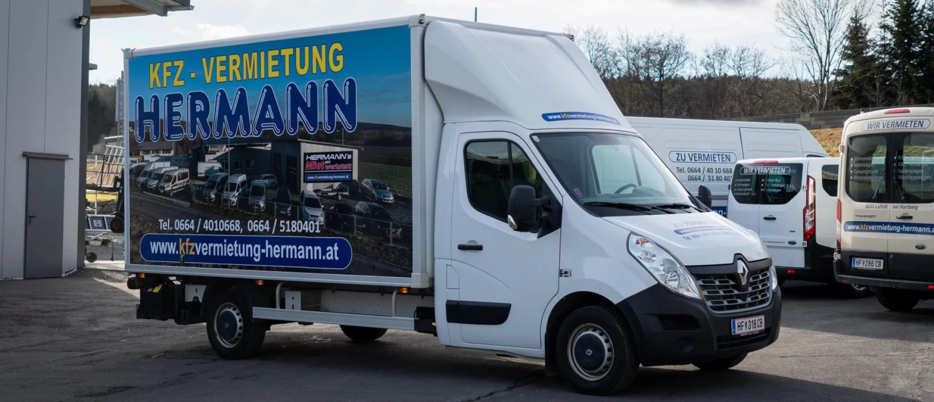 Renault mit Kofferaufbau