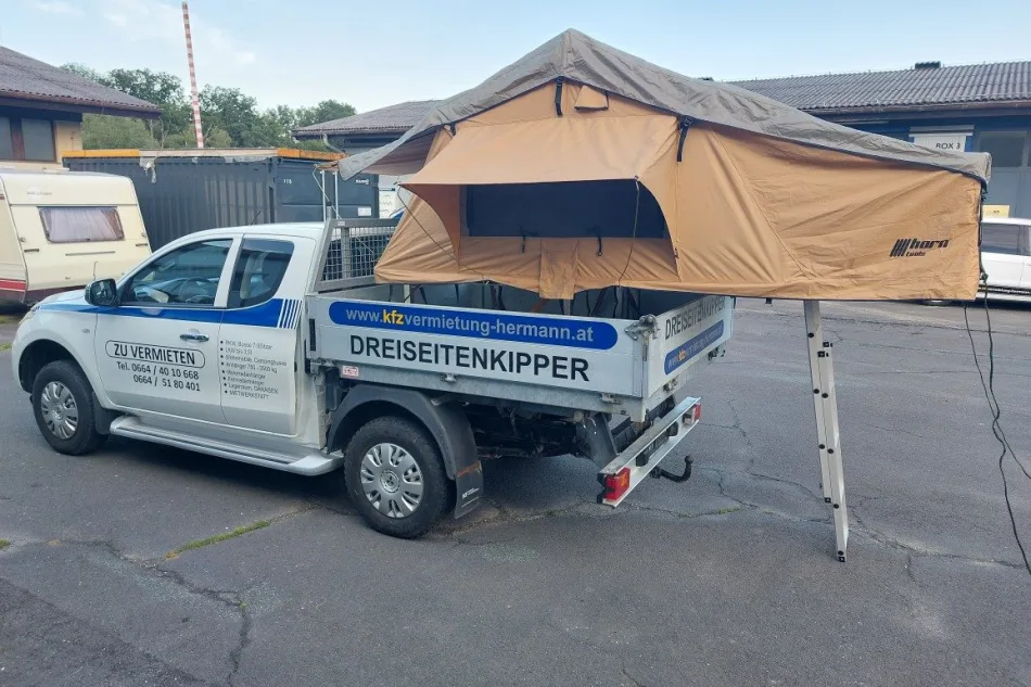 KFZ-Vermietung Hermann Pick-up mit Dachzelt